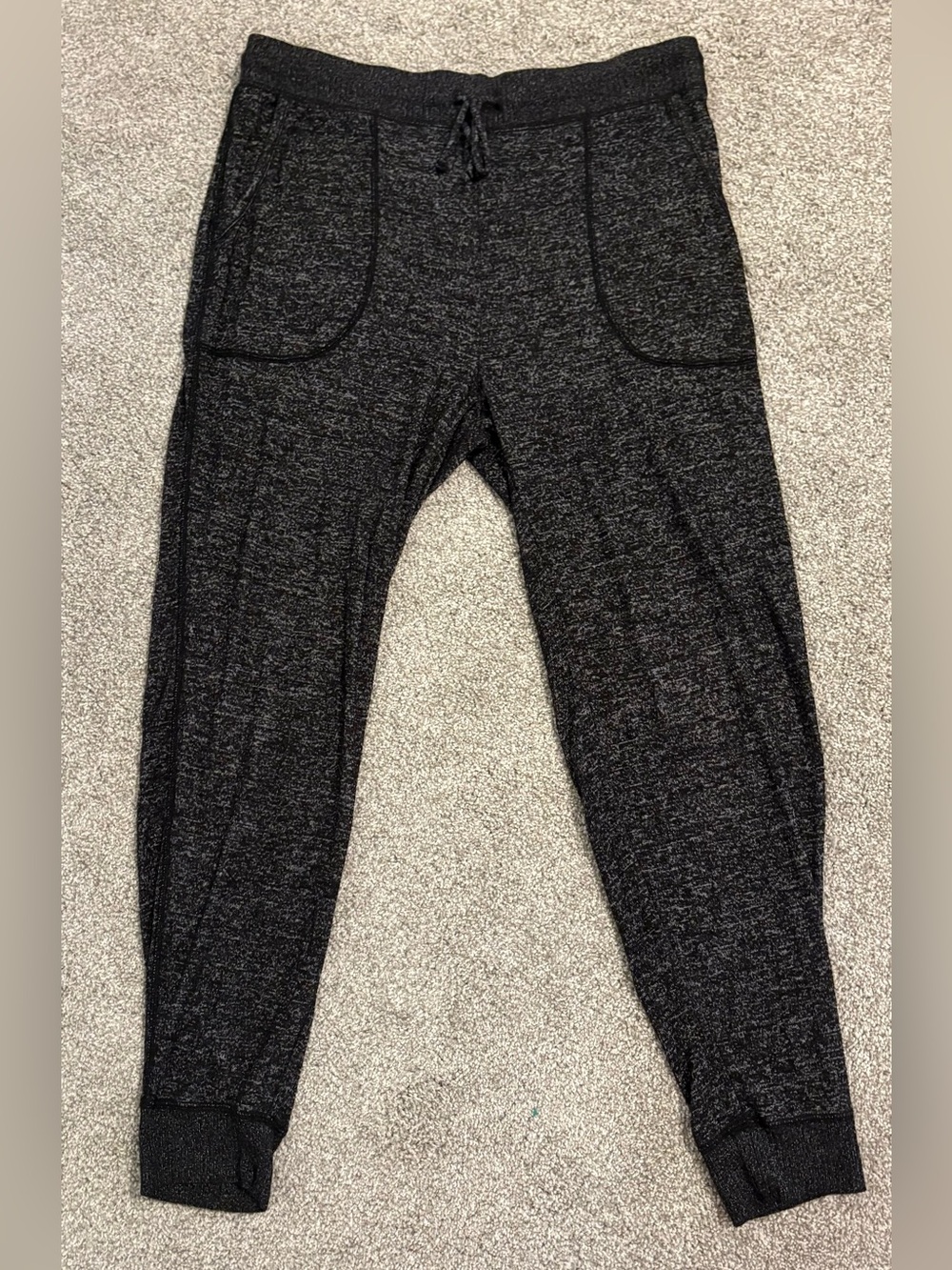 Old Navy Women’s Black Heather Jogger Pajamas